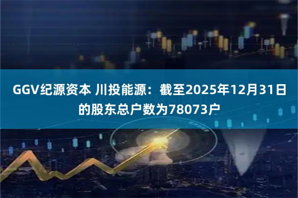 GGV纪源资本 川投能源：截至2025年12月31日的股东总户数为78073户